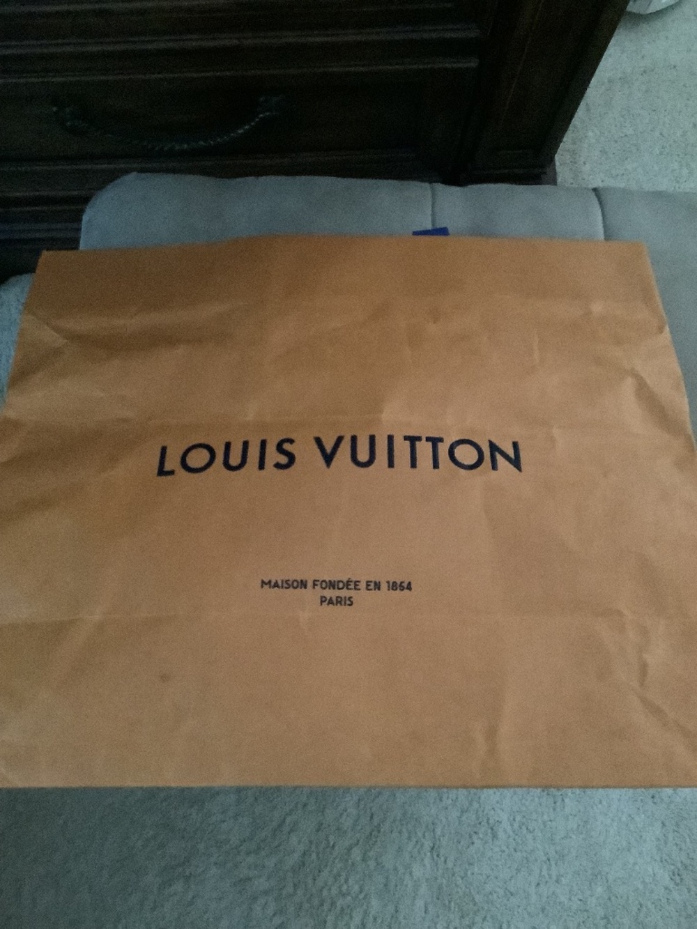 Authentic Large size Louis Vuitton shopping bag